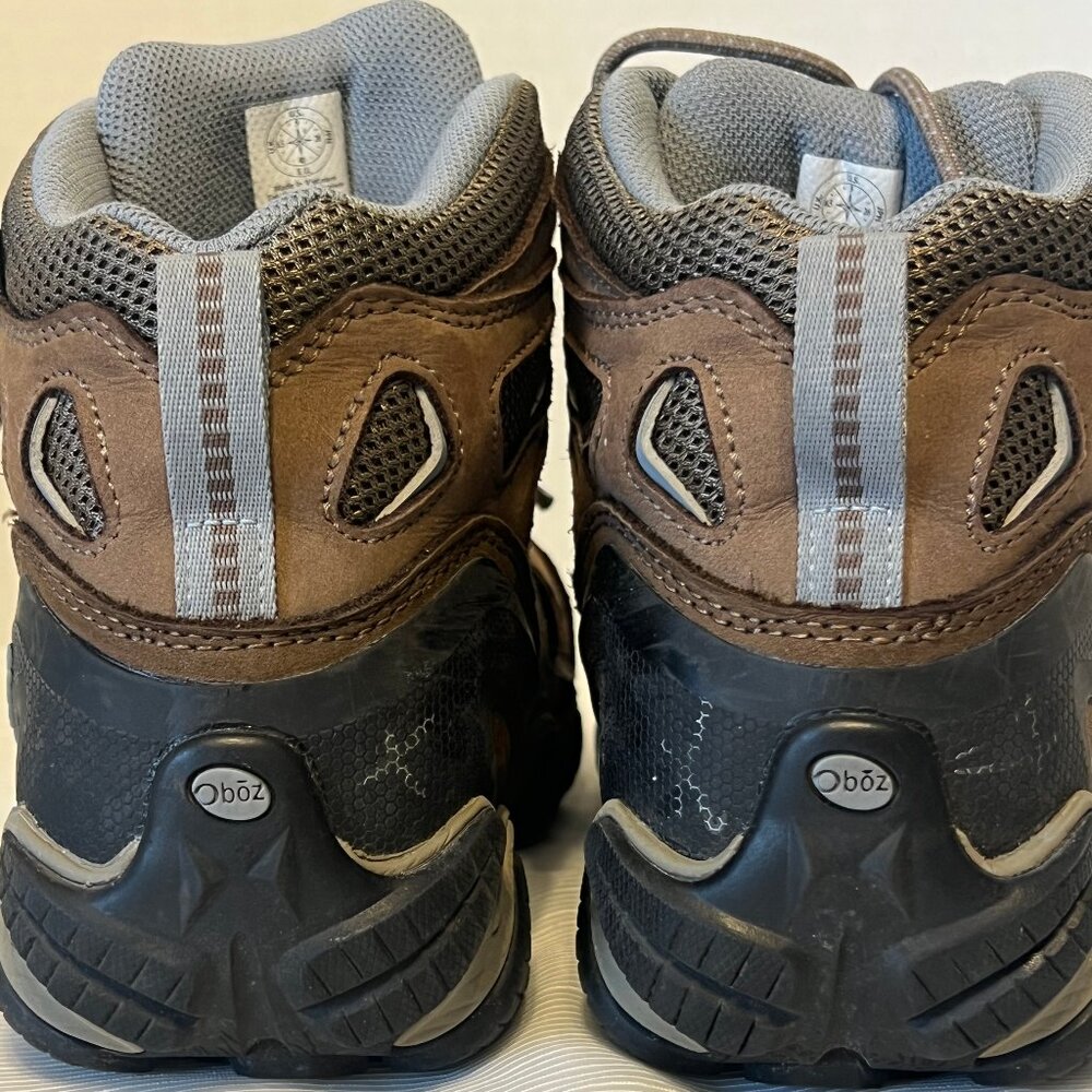 Oboz Sawtooth II Womens' Brown Mid B-Dry Waterproof Hiking Boots - Picture 4 of 14